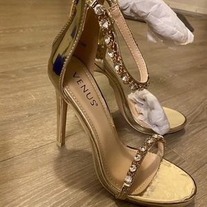 VENUS EMBELLISHED HEELS *NEVER USED*